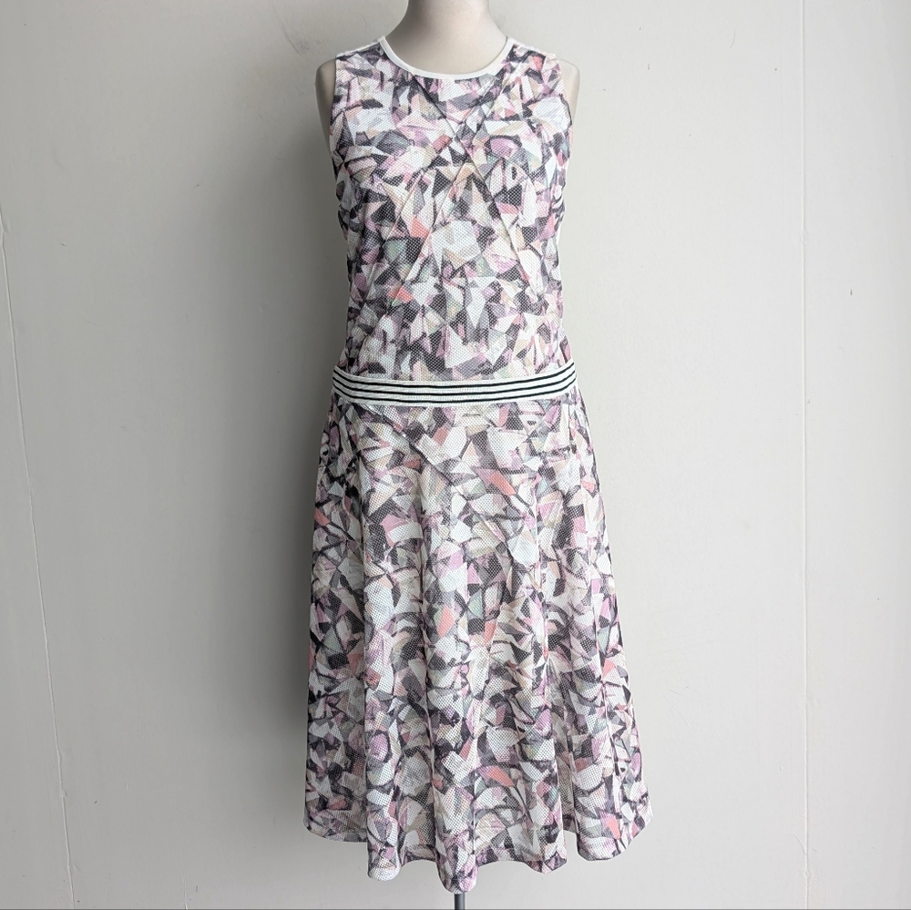 Stella & Jamie Anthropologie Geometric Print Dress